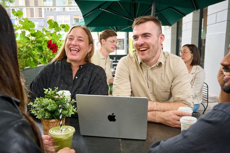 Two People Laughing Digital